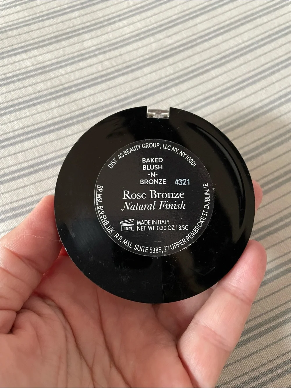 New Laura Geller Baked Blush -N- Bronze — Rose Bronze Natural Finish 0.30 oz